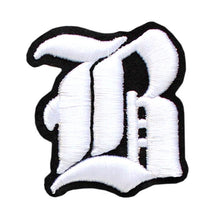 Load image into Gallery viewer, 3D Old English Roman Font Alphabets A To Z Size 3 Inches White Embroidery Patch