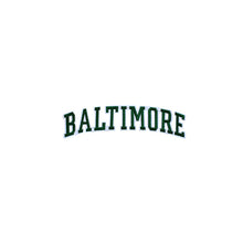 Load image into Gallery viewer, Varsity City Name Baltimore in Multicolor Embroidery Patch