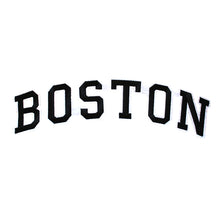 Load image into Gallery viewer, Varsity City Name Boston in Multicolor Embroidery Patch