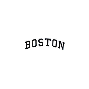 Varsity City Name Boston in Multicolor Embroidery Patch