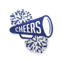 Load image into Gallery viewer, Cheers Cheerleader Pom Poms Megaphone Embroidery Patch