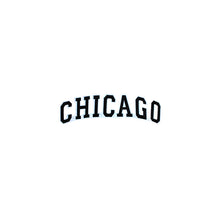 Load image into Gallery viewer, Varsity City Name Chicago in Multicolor Embroidery Patch