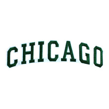 Load image into Gallery viewer, Varsity City Name Chicago in Multicolor Embroidery Patch