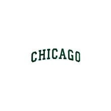 Load image into Gallery viewer, Varsity City Name Chicago in Multicolor Embroidery Patch
