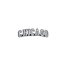 Load image into Gallery viewer, Varsity City Name Chicago in Multicolor Embroidery Patch
