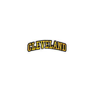 Varsity City Name Cleveland in Multicolor Embroidery Patch