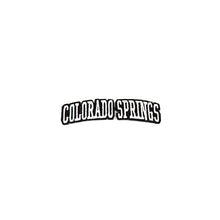 Load image into Gallery viewer, Varsity City Name Colorado Springs in Multicolor Embroidery Patch