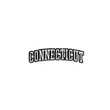 Load image into Gallery viewer, Varsity State Name Connecticut in Multicolor Embroidery Patch