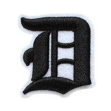 Load image into Gallery viewer, 3D Old English Roman Font Alphabets A To Z Size 3 Inches Black Embroidery Patch