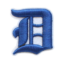 Load image into Gallery viewer, 3D Old English Roman Font Alphabets A To Z Size 3 Inches Royal Blue Embroidery Patch