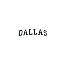Load image into Gallery viewer, Varsity City Name Dallas in Multicolor Embroidery Patch