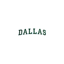 Load image into Gallery viewer, Varsity City Name Dallas in Multicolor Embroidery Patch