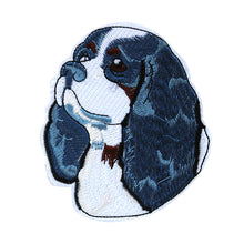 Load image into Gallery viewer, Cavalier King Charles Spaniel Dog Puppy Face Embroidery Patch