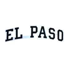 Load image into Gallery viewer, Varsity City Name El Paso in Multicolor Embroidery Patch
