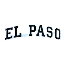 Load image into Gallery viewer, Varsity City Name El Paso in Multicolor Embroidery Patch