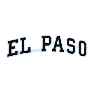 Varsity City Name El Paso in Multicolor Embroidery Patch