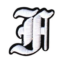 Load image into Gallery viewer, 3D Old English Roman Font Alphabets A To Z Size 2 Inches White Embroidery Patch