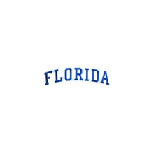 Load image into Gallery viewer, Varsity State Name Florida in Multicolor Embroidery Patch
