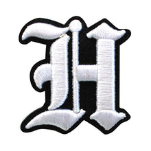 Load image into Gallery viewer, 3D Old English Roman Font Alphabets A To Z Size 3 Inches White Embroidery Patch