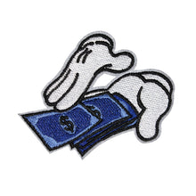 Load image into Gallery viewer, Money Counting Hands in Multicolor Embroidery Patches