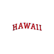 Load image into Gallery viewer, Varsity State Name Hawaii in Multicolor Embroidery Patch
