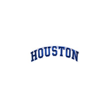 Load image into Gallery viewer, Varsity State Name Houston in Multicolor Embroidery Patch
