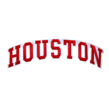 Load image into Gallery viewer, Varsity State Name Houston in Multicolor Embroidery Patch