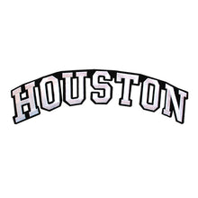 Load image into Gallery viewer, Varsity State Name Houston in Multicolor Embroidery Patch