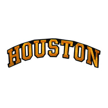 Load image into Gallery viewer, Varsity State Name Houston in Multicolor Embroidery Patch