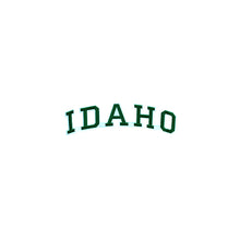 Load image into Gallery viewer, Varsity State Name Idaho in Multicolor Embroidery Patch