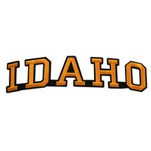 Load image into Gallery viewer, Varsity State Name Idaho in Multicolor Embroidery Patch
