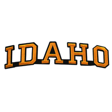 Load image into Gallery viewer, Varsity State Name Idaho in Multicolor Embroidery Patch