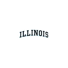Load image into Gallery viewer, Varsity State Name Illinois in Multicolor Embroidery Patch