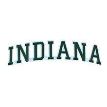 Load image into Gallery viewer, Varsity State Name Indiana in Multicolor Embroidery Patch