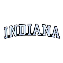 Load image into Gallery viewer, Varsity State Name Indiana in Multicolor Embroidery Patch