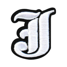 Load image into Gallery viewer, 3D Old English Roman Font Alphabets A To Z Size 2 Inches White Embroidery Patch