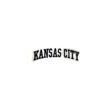 Load image into Gallery viewer, Varsity City Name Kansas City in Multicolor Embroidery Patch