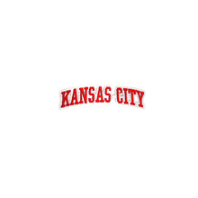 Load image into Gallery viewer, Varsity City Name Kansas City in Multicolor Embroidery Patch