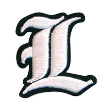 Load image into Gallery viewer, 3D Old English Roman Font Alphabets A To Z Size 3 Inches White Embroidery Patch