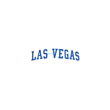 Load image into Gallery viewer, Varsity City Name Las Vegas in Multicolor Embroidery Patch
