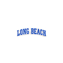 Load image into Gallery viewer, Varsity City Name Long Beach in Multicolor Embroidery Patch
