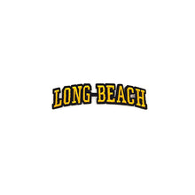Load image into Gallery viewer, Varsity City Name Long Beach in Multicolor Embroidery Patch