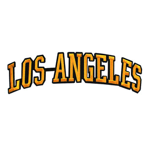 Varsity City Name Los Angeles in Multicolor Embroidery Patch