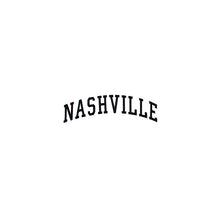 Load image into Gallery viewer, Varsity City Name Nashville in Multicolor Embroidery Patch