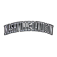Load image into Gallery viewer, Varsity City Name Nashville Davison in Multicolor Embroidery Patch