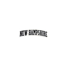 Load image into Gallery viewer, Varsity State Name New Hampshire in Multicolor Embroidery Patch