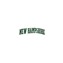 Load image into Gallery viewer, Varsity State Name New Hampshire in Multicolor Embroidery Patch