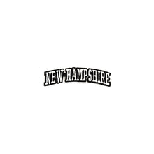 Load image into Gallery viewer, Varsity State Name New Hampshire in Multicolor Embroidery Patch
