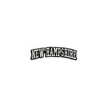 Load image into Gallery viewer, Varsity State Name New Hampshire in Multicolor Embroidery Patch