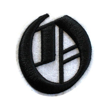 Load image into Gallery viewer, 3D Old English Roman Font Alphabets A To Z Size 2 Inches Black Embroidery Patch